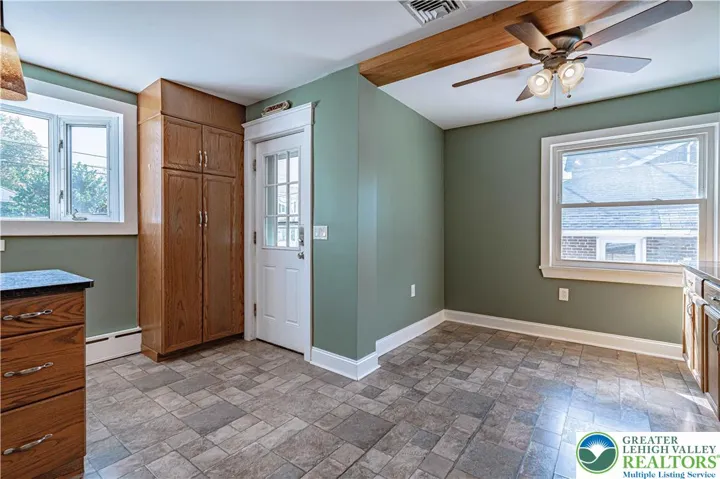 Pantry and eat-in area