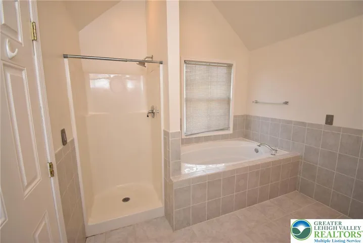 Primary Bath with Soaking Tub & Seperate Shower