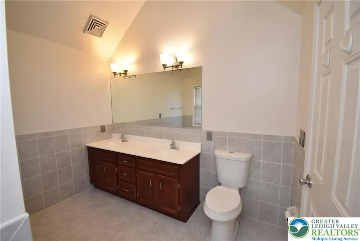 Primary Bath with Two Sink Vanity