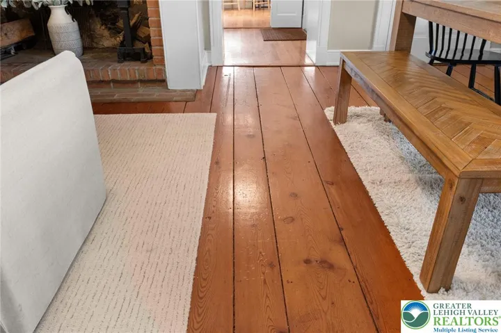 Original warm wooden floors.