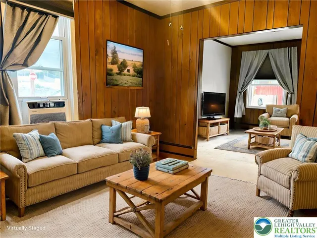 Open concept living room & dining room