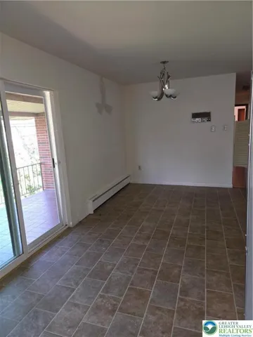 Dining area in the kitchen that walks out to the covered porch