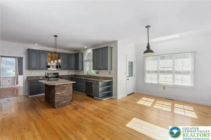 Kitchen from family rm