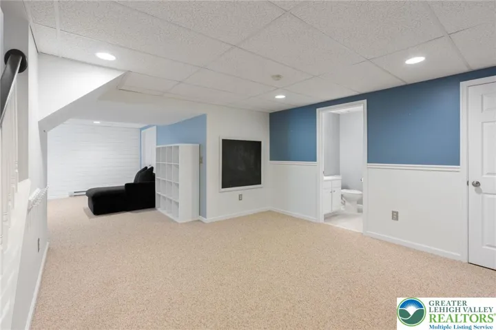 Lower level rec area