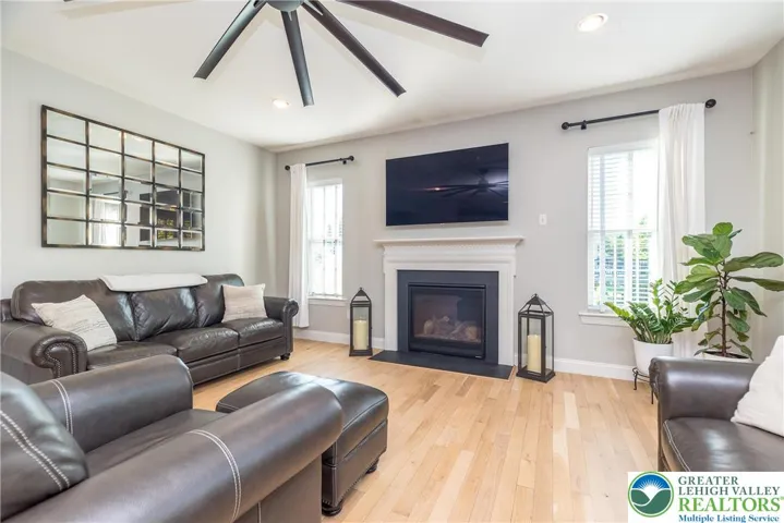 Propane gas fireplace