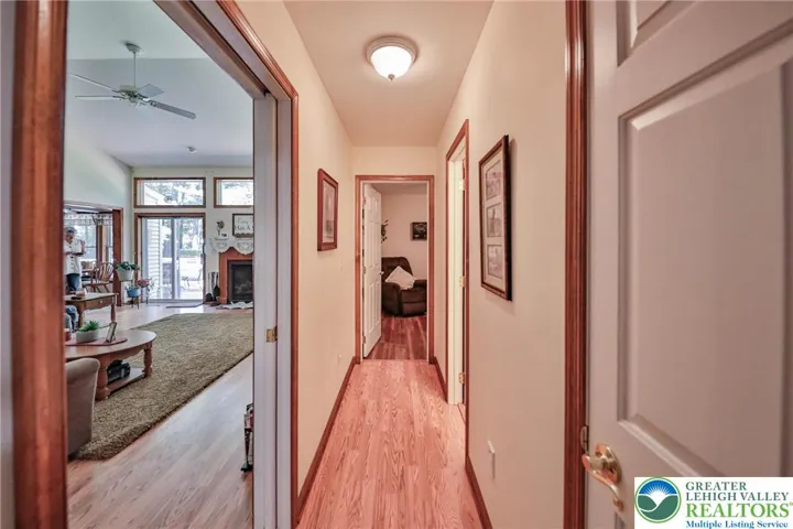 hallway to 2nd and 3rd bedrooms