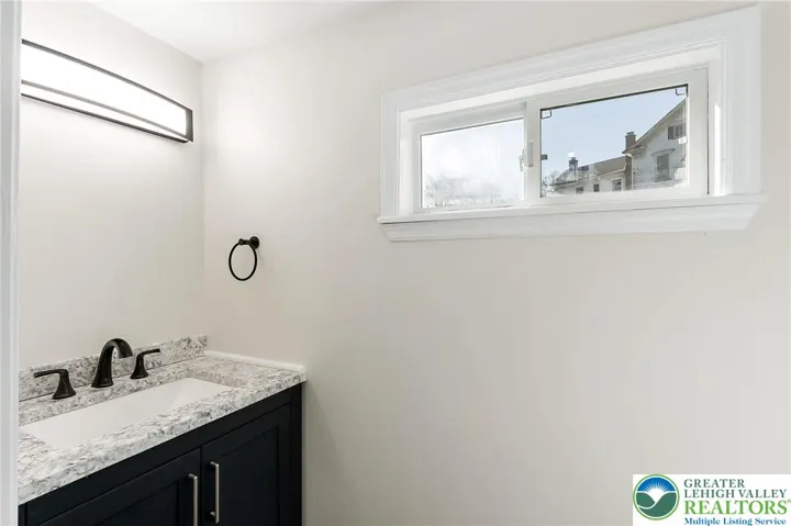 Half Bath, mirror will be installed