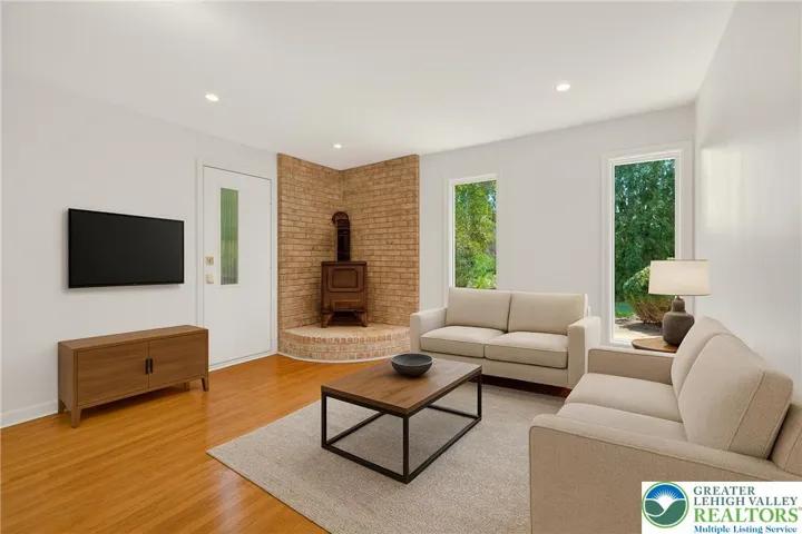 Virtually staged In-law suite