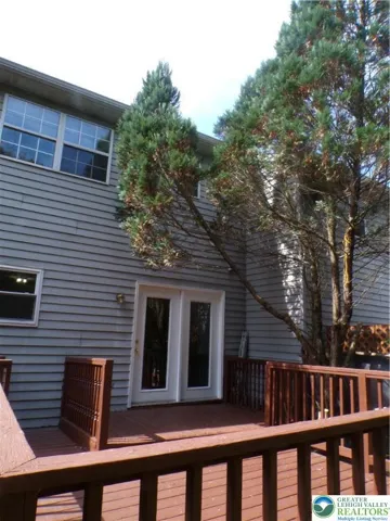 Rear of property
