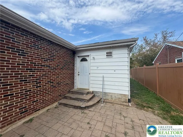 Back Door onto patio