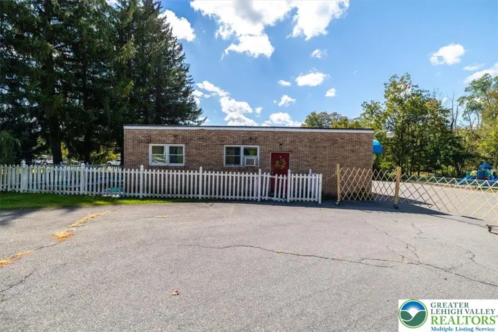 Wide view of North side of building
