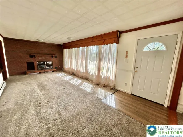 living room/front door