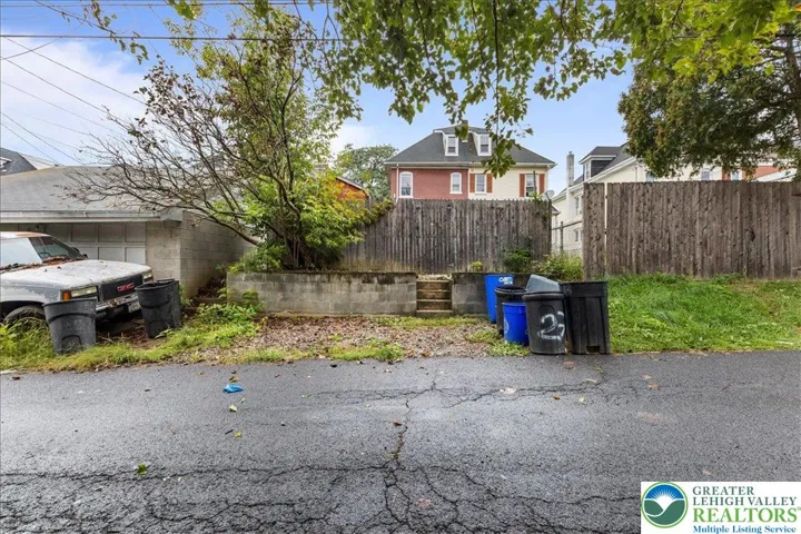 Street View of Back of House and Parking Pad