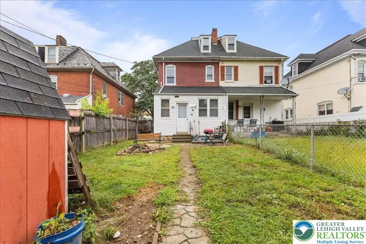 Back Yard View of House
