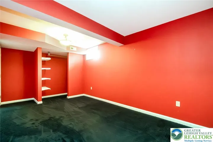 Basement bedroom