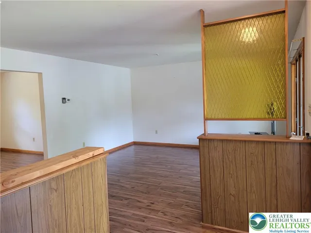 Foyer looking into living room