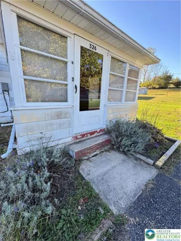 Side entrance