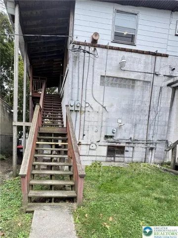 Stairs to apartment
