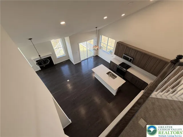 Loft overlook  Kitchen & Family Room