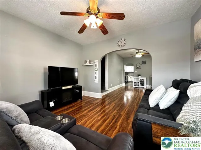 Open to the spacious dining room - both repainted a great neutral color!