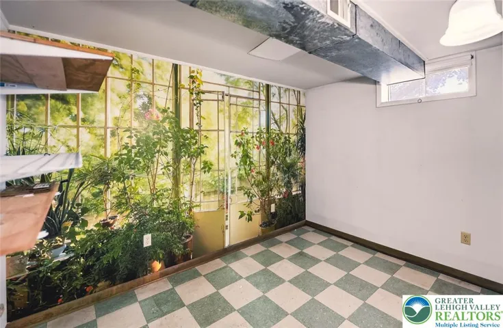 Basement finished workshop