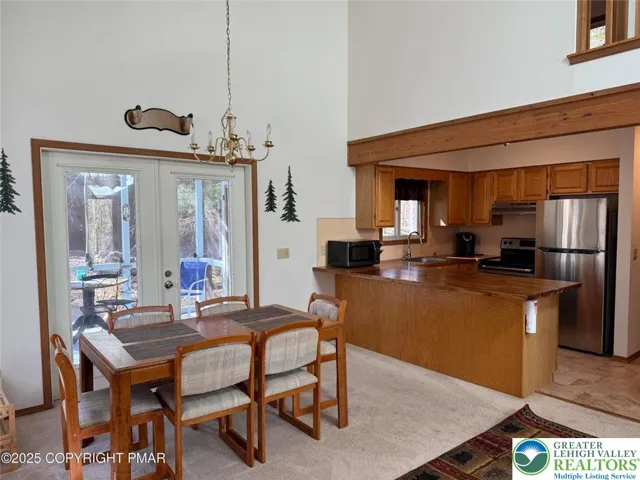 Dining Area and Screened porch