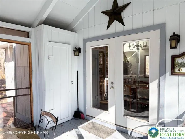 Ski Closet on Attached Screened Porch