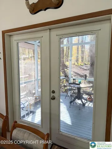 Entrance to screened porch