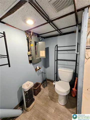 Basement bathroom