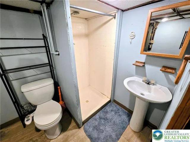 Basement bathroom