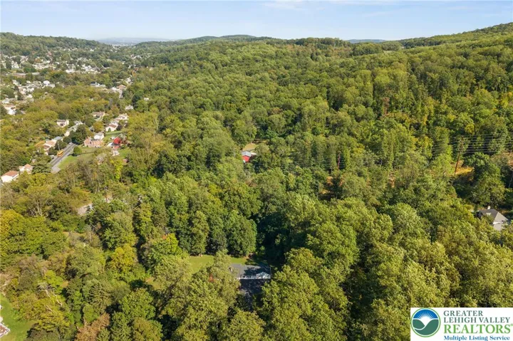 Aerial (red deck is location of home--middle of photo)