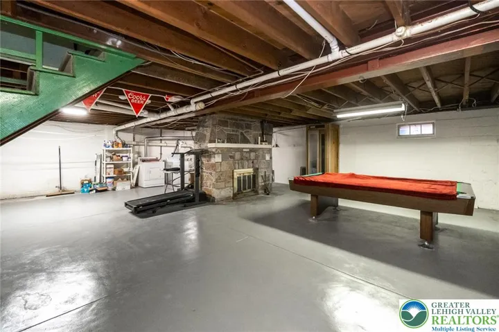 Basement (pool table stays)