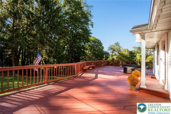 Deck from driveway