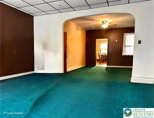 Open to dining room