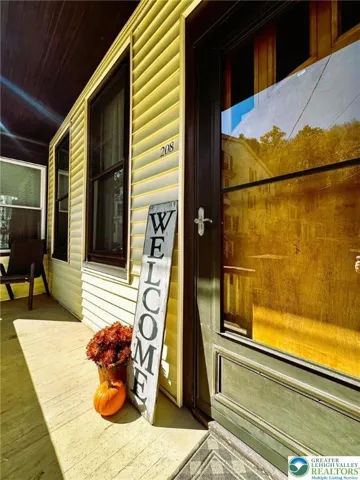 Covered front porch