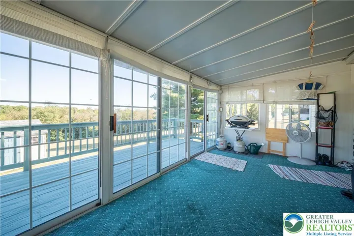 Sunroom Windows to Deck