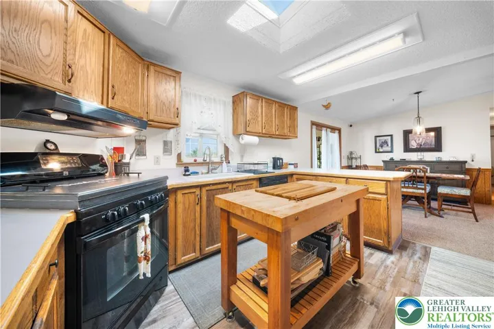 Kitchen Open to Dining Area