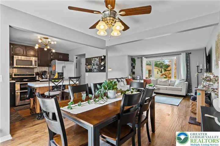 Formal dining area