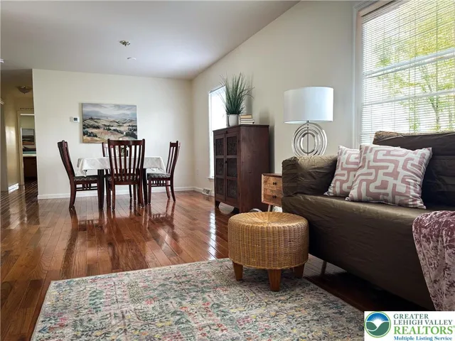 Bring your area rugs and decorate however you want to.