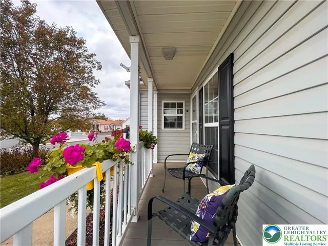 Welcoming front porch