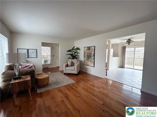 Open concept but defined spaces