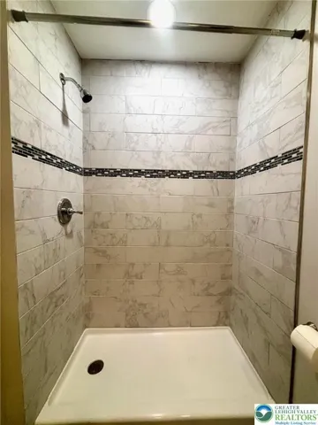 walk in shower in 1st floor bath