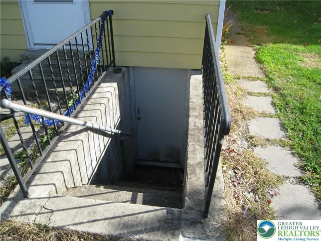 Outside Basement entrance