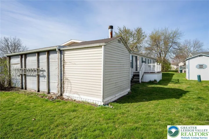 Exterior Shed Attached to Car Port
