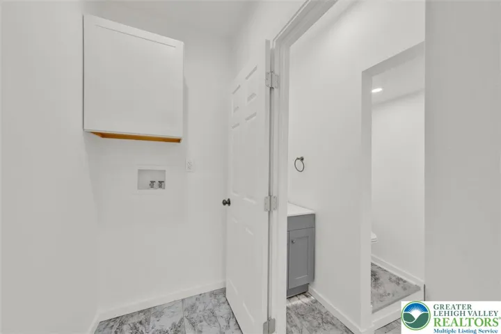 Laundry Area & 1/2 Bath