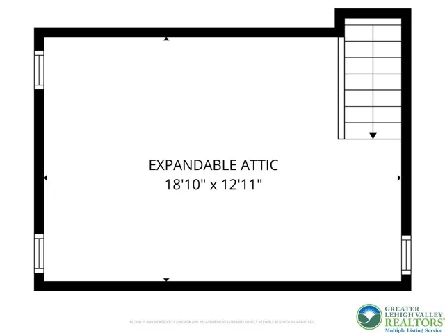 Attic floor plan