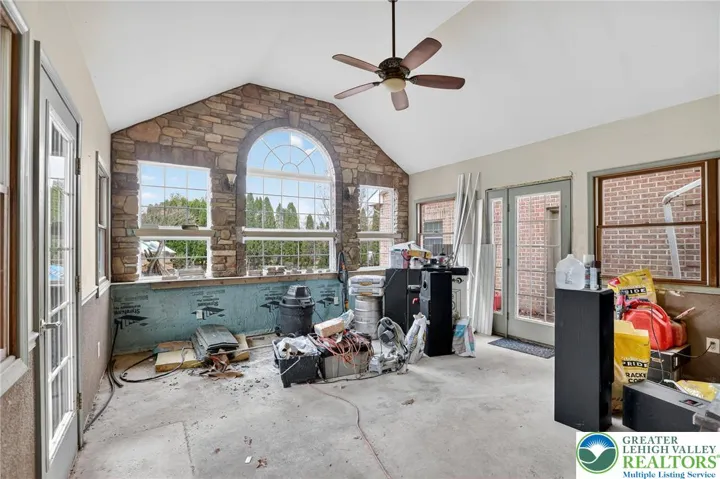 Unheated sunroom