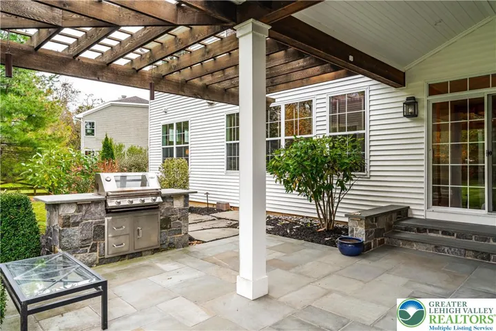 Plenty of room for covered outdoor entertaining!