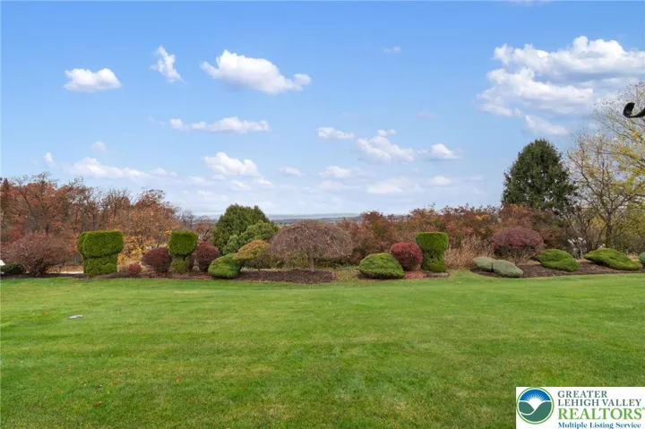 Beautifully manicured green space