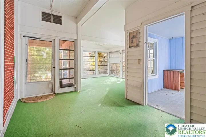 Enclosed porch